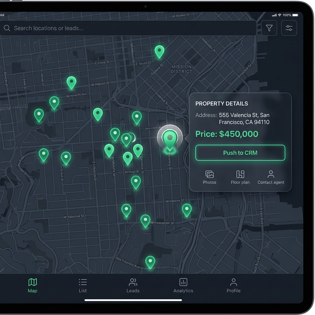 Lead Map Visualization